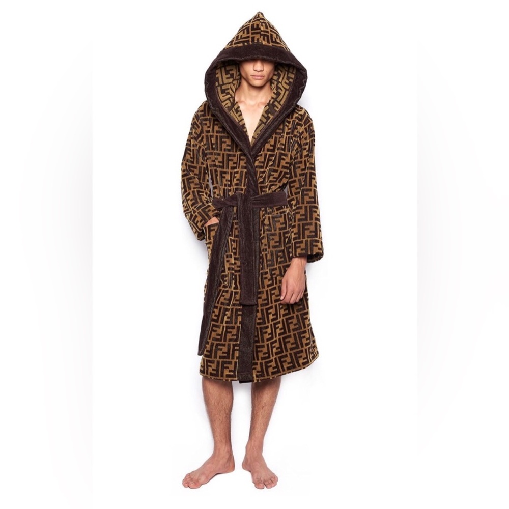 🚨SOLD OUT🚨Brand New,Authentic Fendi FF Jacquard Bathrobe w/tags &purchase card